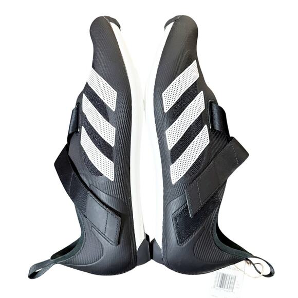 Adidas Unisex The Indoor Cycling Shoe Black White Men 9.5 Women 10.5 NEW main image 6